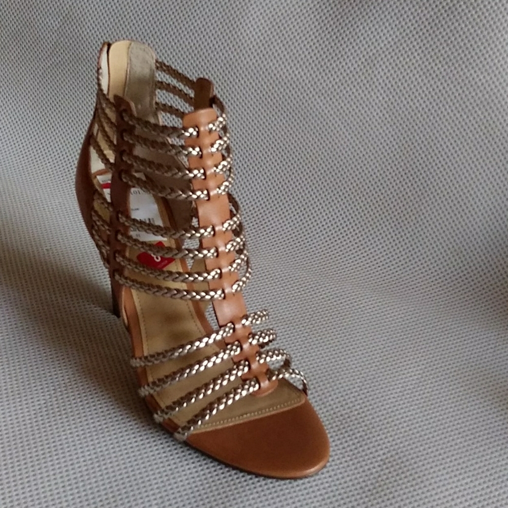 Strappy Cone Heel Sandals